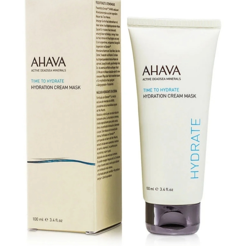 CLEARANCE! 🩷 3/$15 AHAVA Time To Hydrate Hydration Cream Mask (3.4oz) NIB